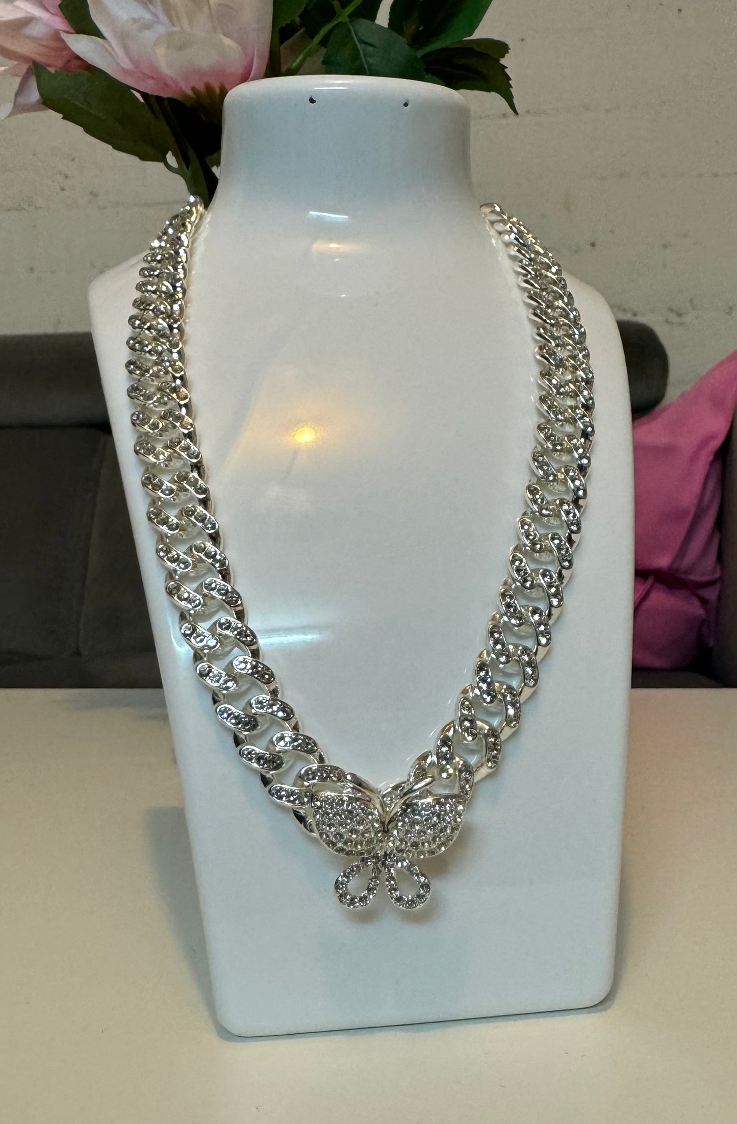 Schmetterling Halskette